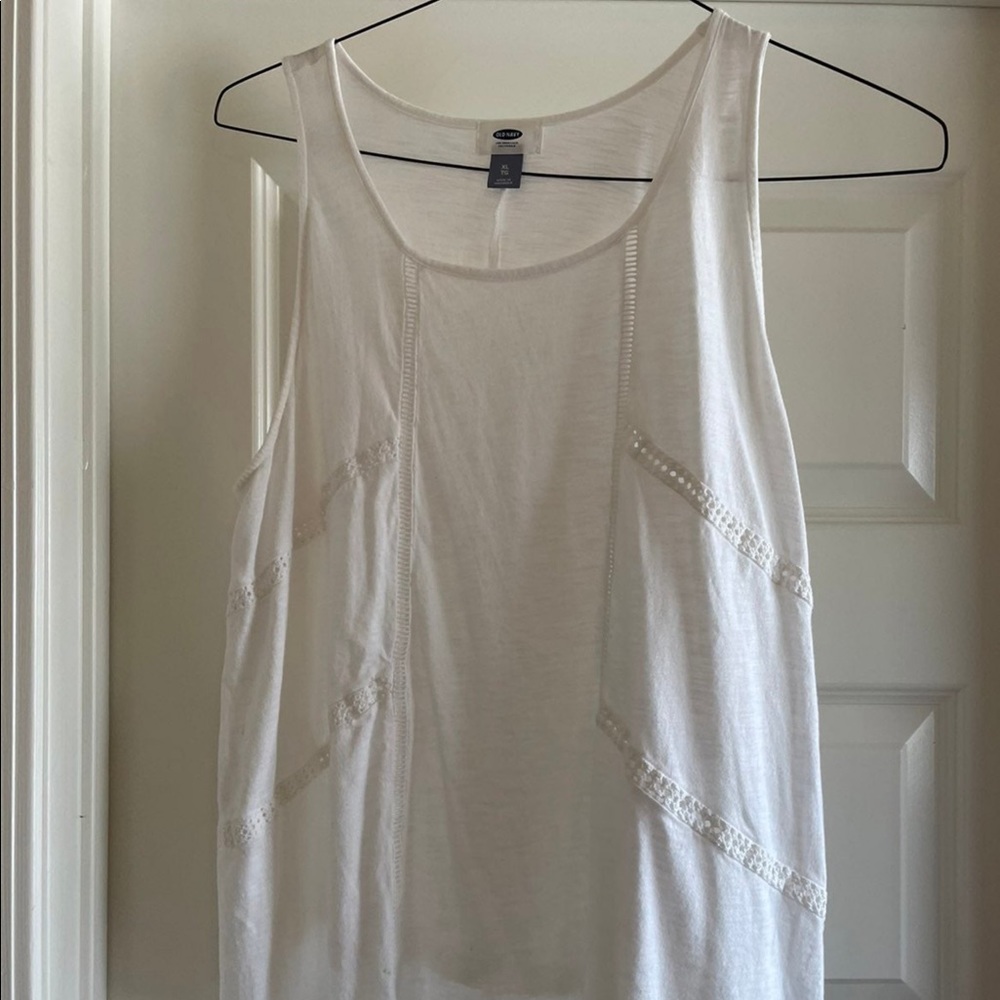 White tank top
